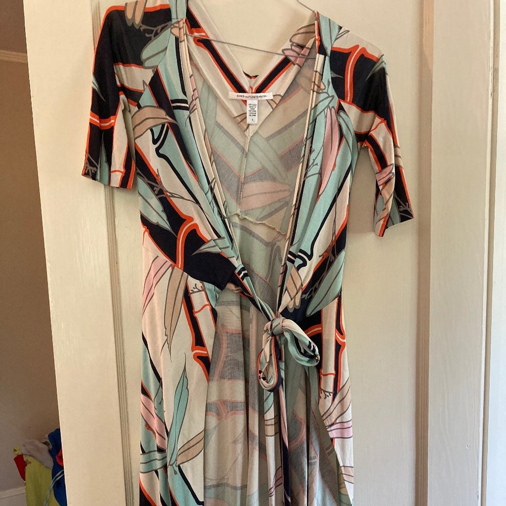 DVF Silk Wrap Dress (size 0)